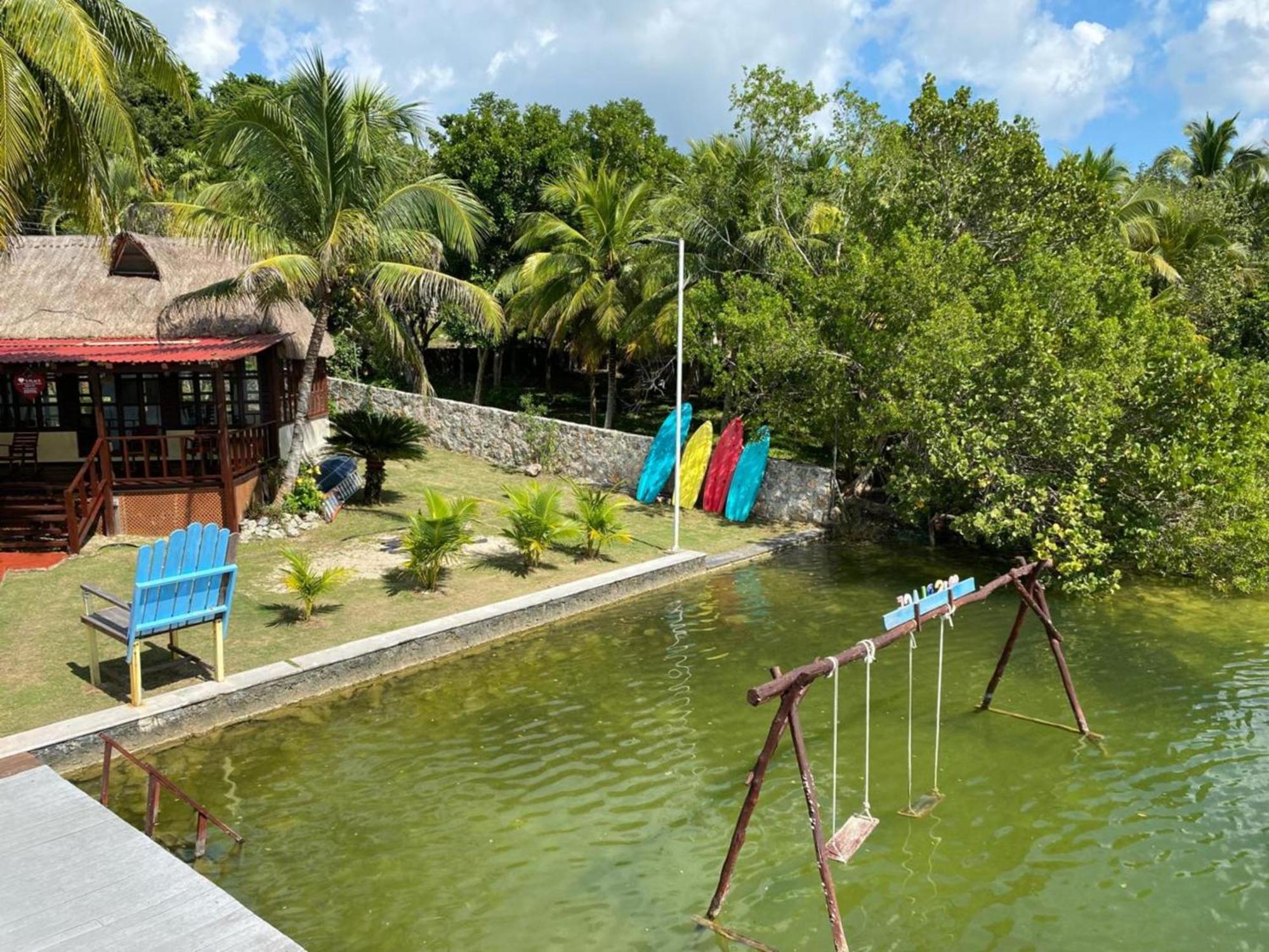 Coras Place Bacalar Lagoon Front 外观 照片