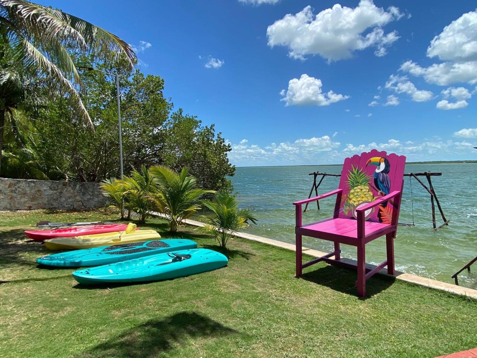 Coras Place Bacalar Lagoon Front 外观 照片